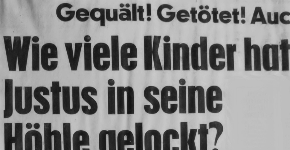 BILD Zeitung titelt: "Wie viele Kinder hat Justus in seine Höhle gelockt?"